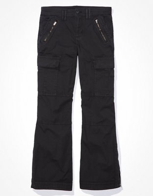AE Snappy Stretch Low-Rise Baggy Flare Cargo Pant