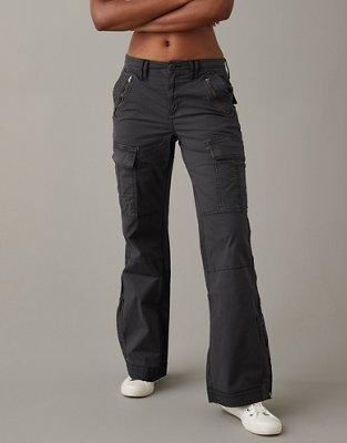 AE Snappy Stretch Low-Rise Baggy Flare Cargo Pant