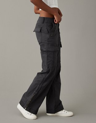 AE Snappy Stretch LowRise Baggy Flare Cargo Pant