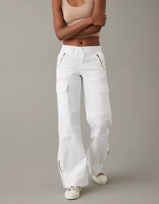 AE Snappy Stretch LowRise Baggy Flare Cargo Pant