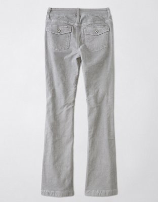 Extra High-Waisted Kicker Corduroy Boot-Cut Pants for Women