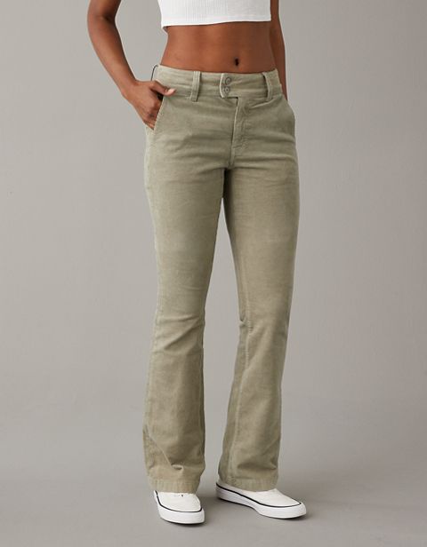 Женские ботинки American Eagle AE Stretch High-Waisted Kick Boot Corduroy Pant