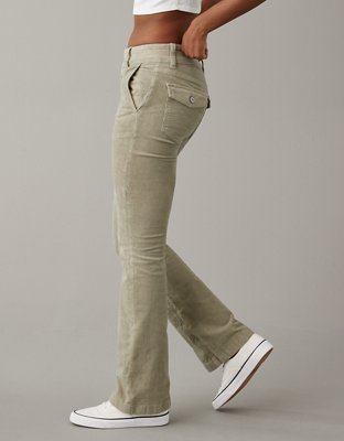 Женские ботинки American Eagle AE Stretch High-Waisted Kick Boot Corduroy Pant — фото 4