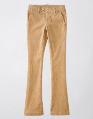 AE Stretch High-Waisted Kick Boot Corduroy Pant  Corduroy pants, Corduroy  pants outfit, Women jeans