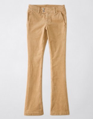 Extra High-Waisted Kicker Corduroy Boot-Cut Pants for Women