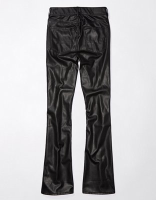 AE Stretch Vegan Leather Super High-Waisted Kick Boot Pant