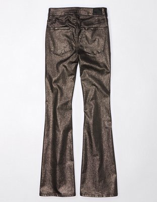 AE Stretch Glitter Super High-Waisted Flare Pant