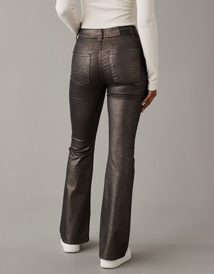 Женские брюки American Eagle AE Stretch Glitter Super High-Waisted Flare Pant — фото 2