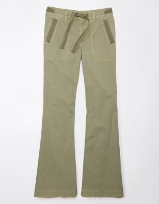 Женские брюки American Eagle AE Low-Rise Baggy Flare Pant — фото 3