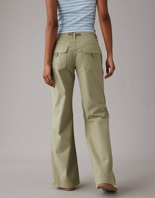 Женские брюки American Eagle AE Low-Rise Baggy Flare Pant — фото 2
