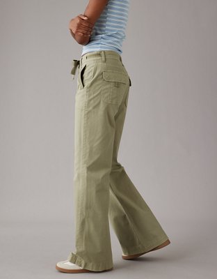 Женские брюки American Eagle AE Low-Rise Baggy Flare Pant — фото 4