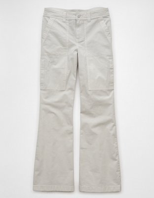Женские брюки American Eagle AE Snappy Stretch Low-Rise Baggy Flare Pant — фото 3