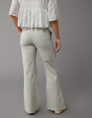 Женские брюки American Eagle AE Snappy Stretch Low-Rise Baggy Flare Pant — фото 2