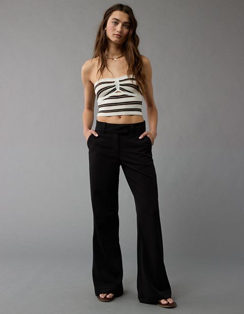 Женские брюки American Eagle AE Stretch Low-Rise Flare Trouser