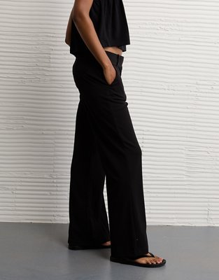 AE Stretch Mid-Rise Flare Trouser