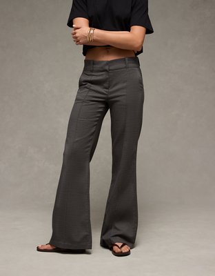 AE Stretch Mid-Rise Flare Trouser