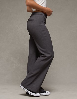 AE Stretch Mid-Rise Flare Trouser