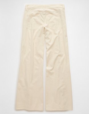AE Stretch Lightweight Super Low-Rise Flare Pant | American Eagle