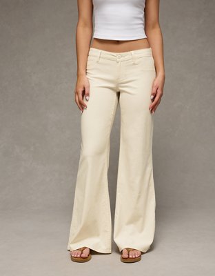 AE Stretch Lightweight Super Low-Rise Flare Pant from American Eagle - $52.46