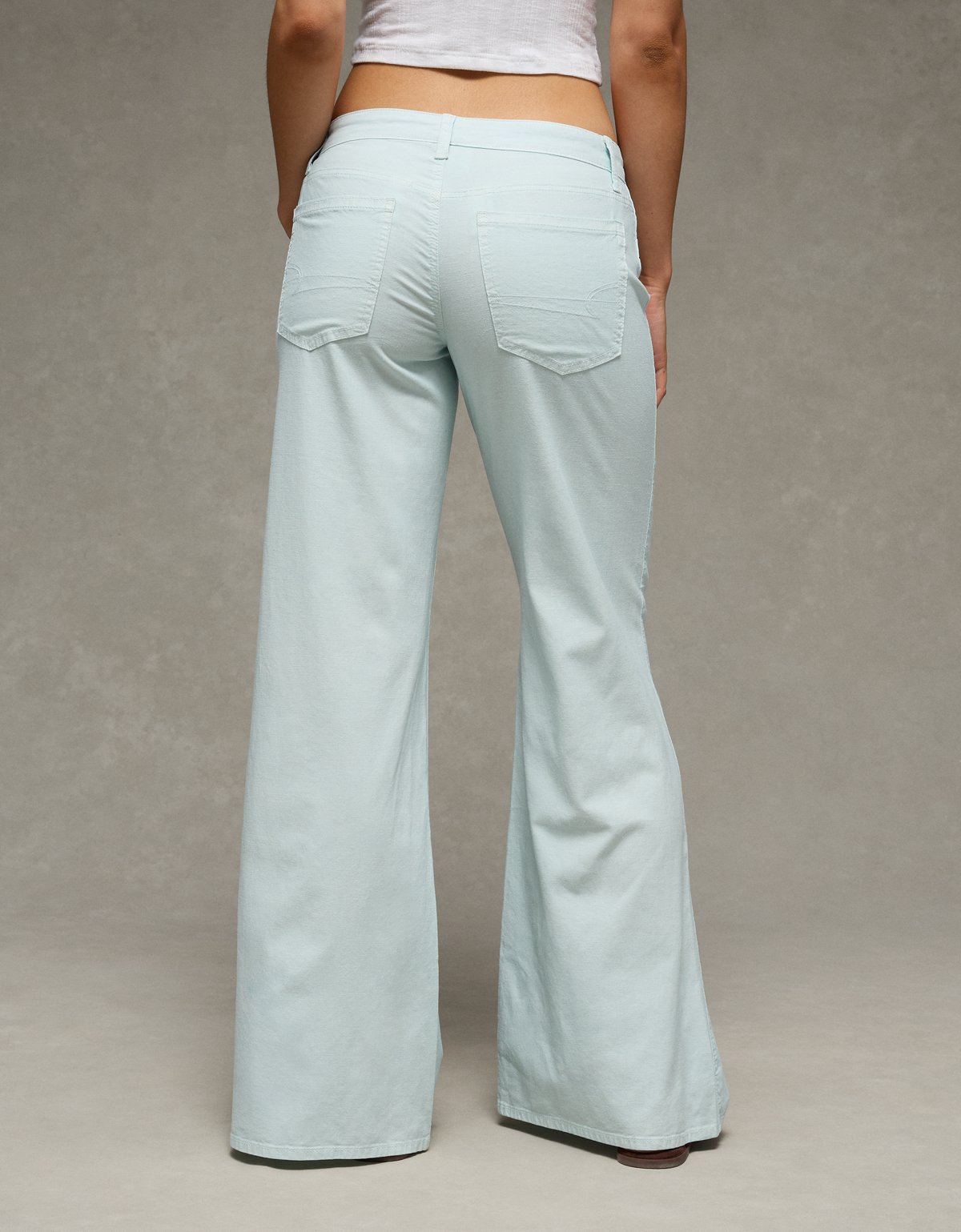 AE Stretch Lightweight Super Low-Rise Flare Pant - image 2