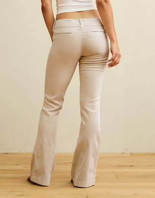 AE Super Low-Rise Flare Trouser | American Eagle