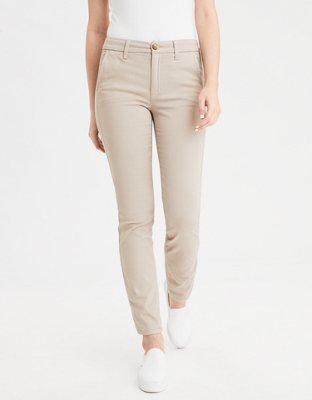 high waisted skinny slacks