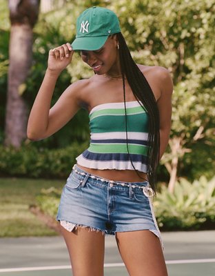 AE Stretch Super Low-Rise Denim Perfect Shortie