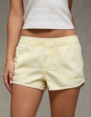 Short extensible à taille basse à enfiler AE