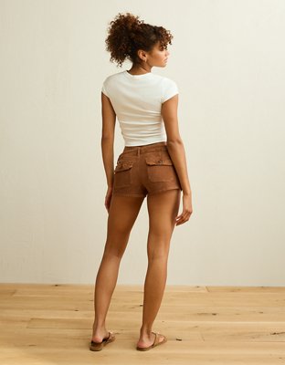 AE Stretch Corduroy Super Low-Rise Micro Short