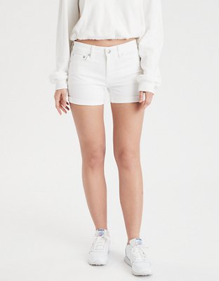 american eagle midi jean shorts