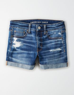 midi jeans shorts