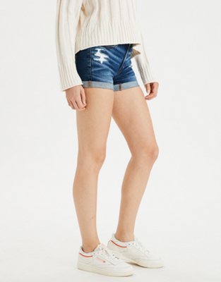 caslon rolled denim boyfriend shorts