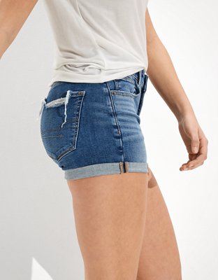Женские джинсы American Eagle AE Ne(x)t Level Low-Rise Denim Midi Short — фото 5