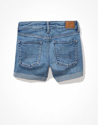 AE Ne(x)t Level Low-Rise Denim Midi Short