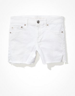 Женские джинсы American Eagle AE Stretch Low-Rise Denim Midi Short — фото 3