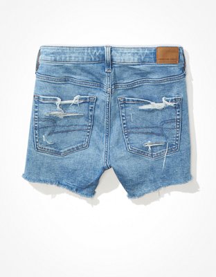 AE Ne(x)t Level Low-Rise Denim Midi Short