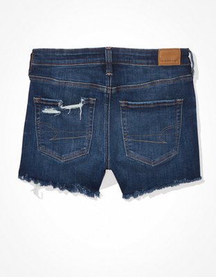 AE Ne(x)t Level Low-Rise Denim Midi Short