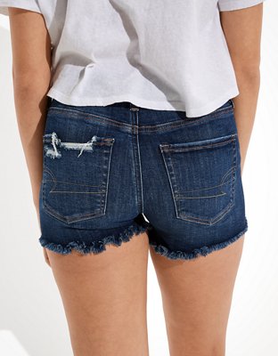 AE Ne(x)t Level Low-Rise Denim Midi Short
