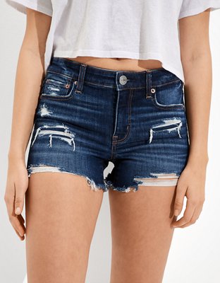 AE Ne(x)t Level Low-Rise Denim Midi Short