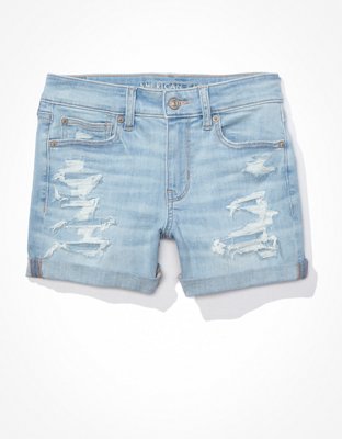 Женские джинсы American Eagle AE Ne(x)t Level Denim Midi Short — фото 3