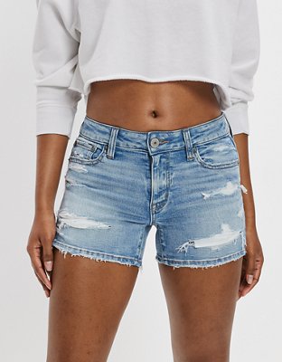 Midi Denim Shorts