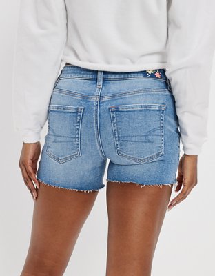 AE Ne(x)t Level Low-Rise Denim Midi Short