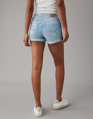 AE Next Level Ripped Denim Midi Short