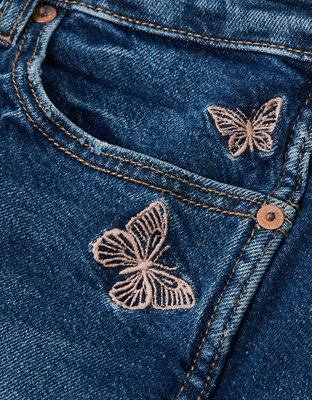 AE Stretch Low-Rise Perfect Denim Midi Short