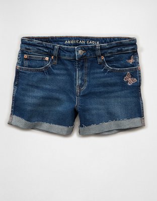 AE Stretch Low-Rise Perfect Denim Midi Short