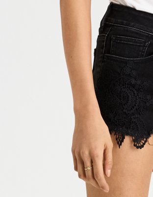 Женские джинсы American Eagle AE Denim X High-Waisted Denim Short Short — фото 6