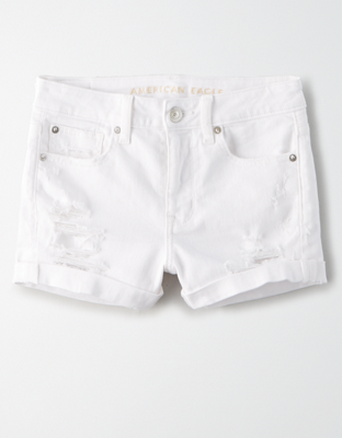 AE High-Waisted Denim Short Short