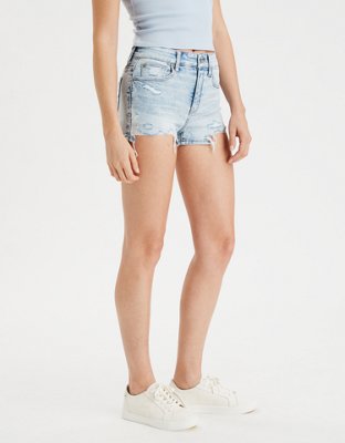 AE Ne(x)t Level High-Waisted Denim Short Short