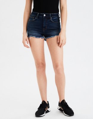 AE Next Level High-Waisted V-Rise Denim Short Short