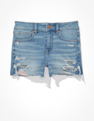 AE Ne(x)t Level High-Waisted Denim Short Short